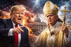 DONALD TRAMP ZARATIO I SA PAPOM! Sukob koji može da promeni Zapad